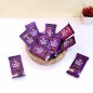 10 Dairy Milk Chocolate Basket Arrangement
